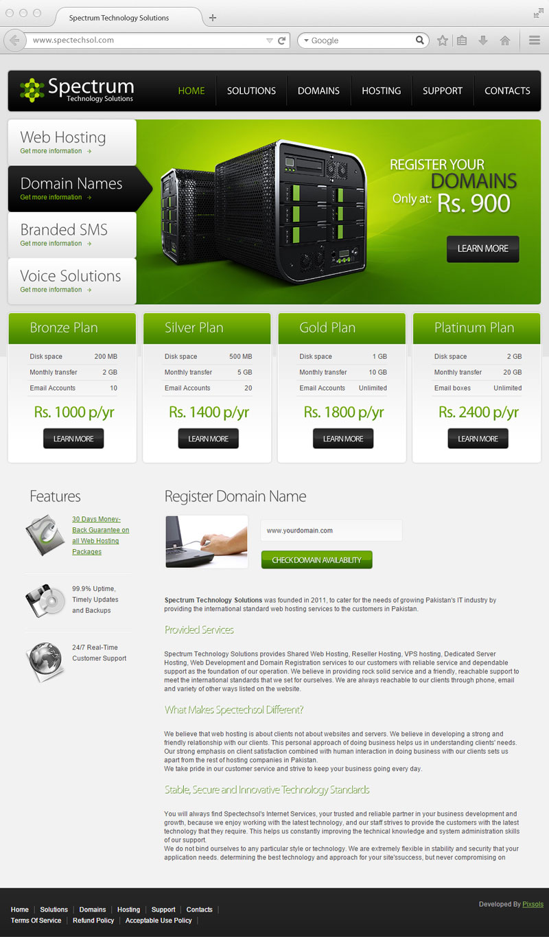 Spectrum Technology Homepage